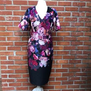 Adrianna Papell Dresses - Gorgeous Adrianna Papell Floral Dress- Wedding Adrianna Papell Dresses - Gorgeous Adrianna Papell Floral Dress- Wedding